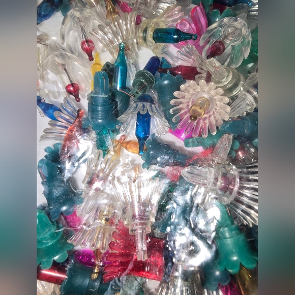Other - Vintage twist / flower / starburst / rosette Christmas lights